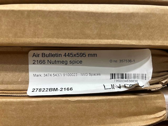 5x lintex air nutmeg spice - design prikbord - afbeelding 8 van  10