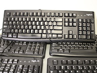 5x logitech usb keyboard - afbeelding 3 van  9