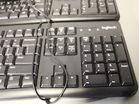 5x logitech usb keyboard - afbeelding 5 van  9