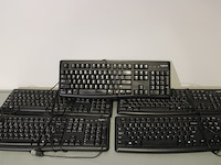 5x logitech usb keyboard - afbeelding 6 van  9
