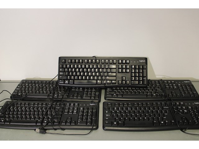 5x logitech usb keyboard - afbeelding 2 van  9