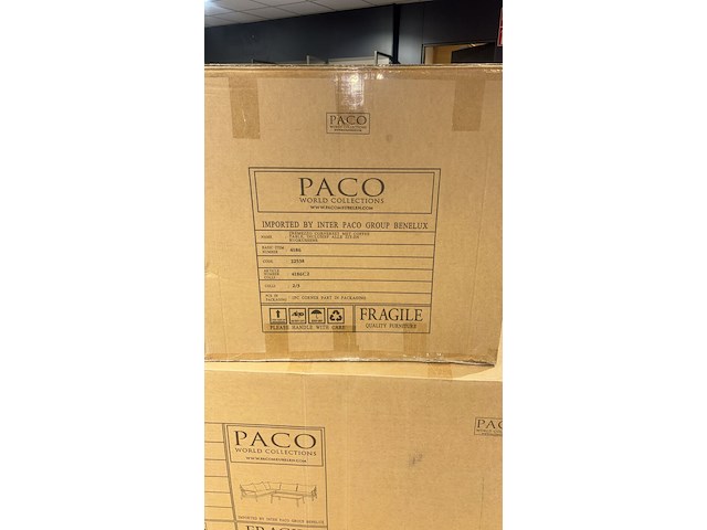 5x loungeset paco, tremezzo, grijs/zwart - afbeelding 4 van  4