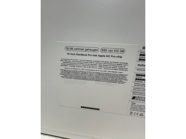 5x macbook pro doos apple, a2779 en a2918 - afbeelding 2 van  11