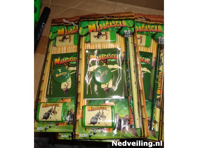 5x madagaskar schoolset - afbeelding 2 van  3