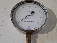 5x manometer 0-40bar(e) fijne schaalverdeling, wikawika, 2017 - afbeelding 1 van  3