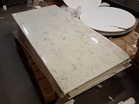 5x marmeren eetkamertafel - afbeelding 1 van  4