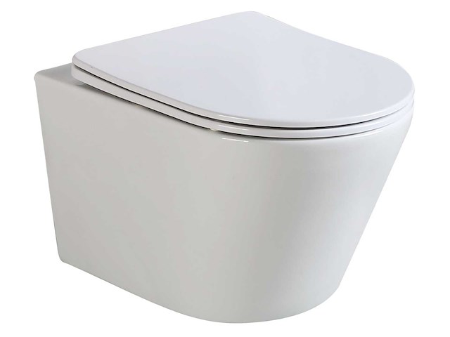 5x mawialux turbo flush inbouw wandcloset met closetzitting - glans wit - afbeelding 1 van  8