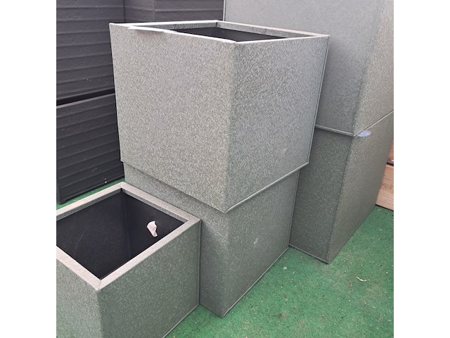 5x metalen bloembak, ts collection - afbeelding 4 van  9