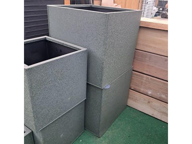 5x metalen bloembak, ts collection - afbeelding 5 van  9