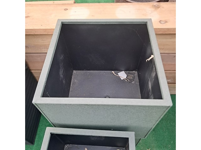 5x metalen bloembak, ts collection - afbeelding 6 van  9