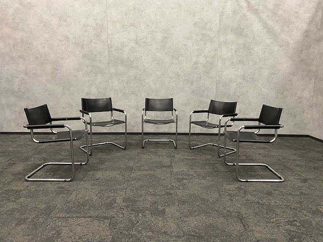 5x mg5 centro studi - vintage stoel - afbeelding 1 van  11
