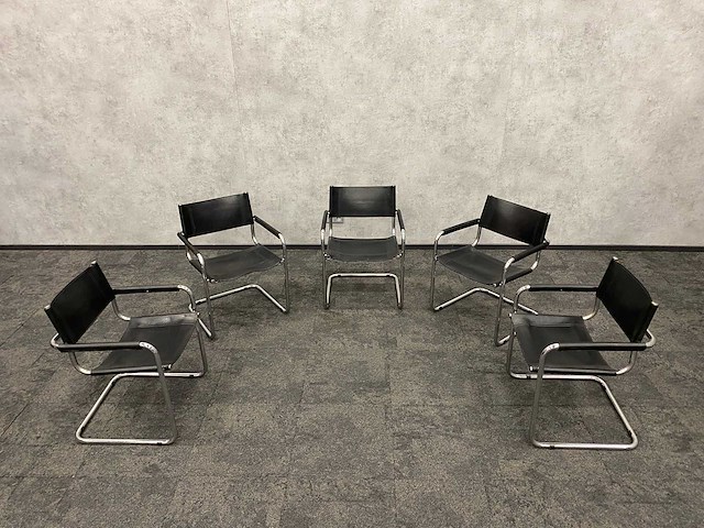 5x mg5 centro studi - vintage stoel - afbeelding 4 van  11