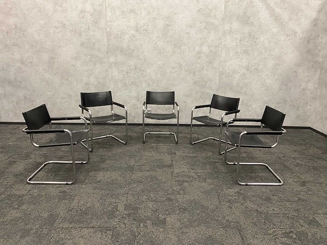 5x mg5 centro studi - vintage stoel - afbeelding 6 van  11