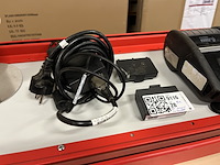 5x mobiele labelprinter, 7x accu, 1x acculader zebra, w.o. zq620 plus - afbeelding 5 van  6