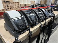 5x mobiele labelprinter, 7x accu, 1x acculader zebra, zq620 plus