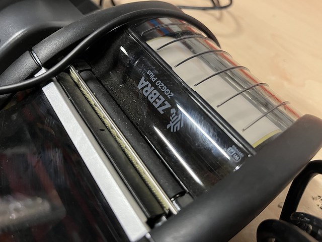 5x mobiele labelprinter, 7x accu, 1x acculader zebra, zq620 plus - afbeelding 5 van  7