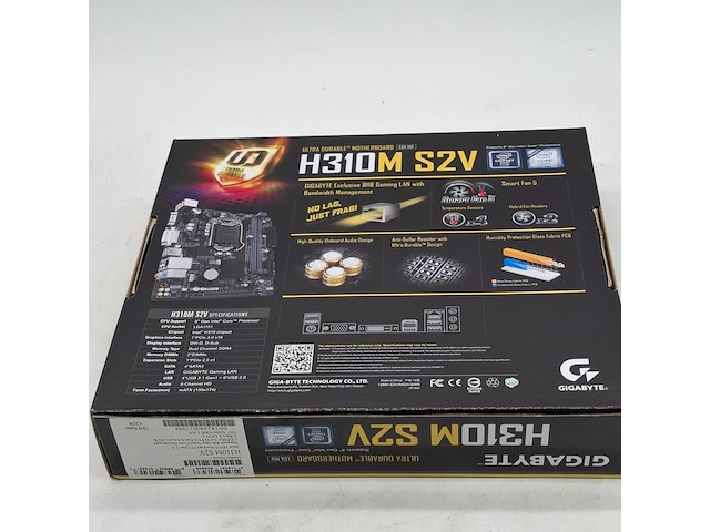 5x moederbord, gigabyte, h310m-s2v intel lga 1151 ddr4 - afbeelding 6 van  10