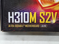 5x moederbord, gigabyte, h310m-s2v intel lga 1151 ddr4 - afbeelding 4 van  11