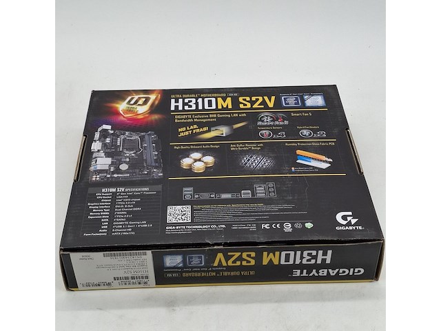 5x moederbord, gigabyte, h310m-s2v intel lga 1151 ddr4 - afbeelding 7 van  11