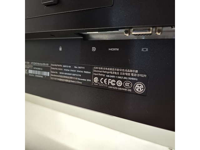 5x monitor hp, e243, 2019 - afbeelding 9 van  22