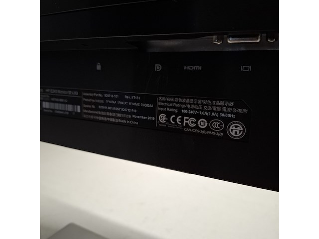 5x monitor hp, e243, 2019 - afbeelding 15 van  22