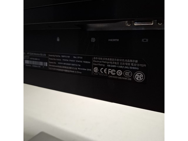 5x monitor, hp, e243, 2019 - afbeelding 15 van  22