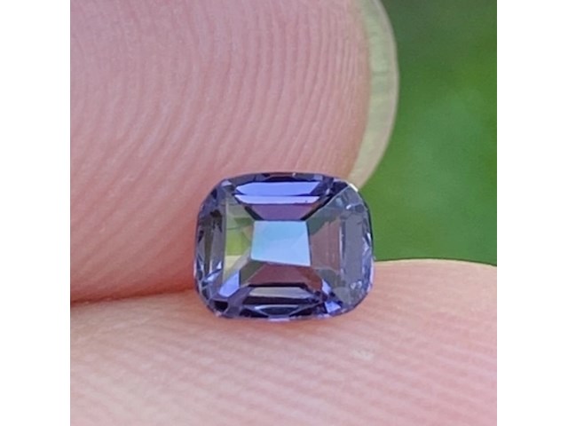 5x natuurlijke spinel | totaal 3.8ct, blue / purple - afbeelding 3 van  5