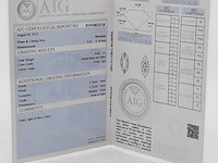 5x navette geslepen diamant, totaal 0.63 karaats (vvs-si) - afbeelding 5 van  8