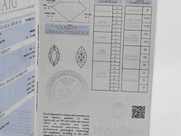 5x navette geslepen diamant, totaal 0.63 karaats (vvs-si) - afbeelding 7 van  8