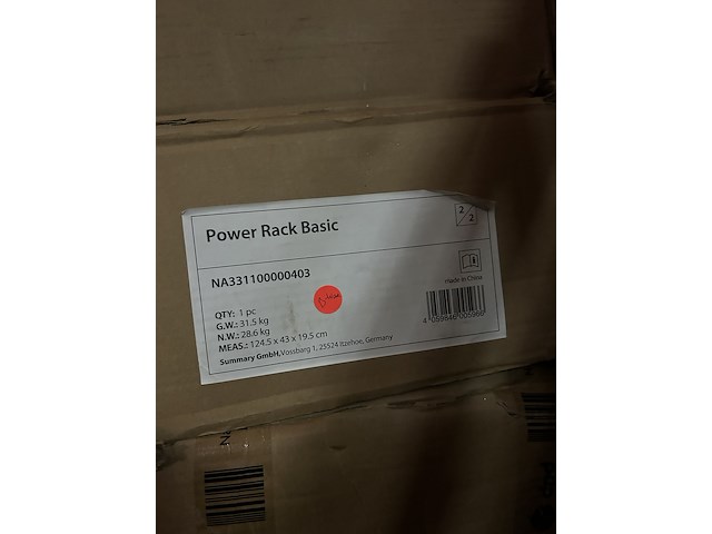 5x onderdelen fitness power rack w.o. peak power - afbeelding 4 van  5