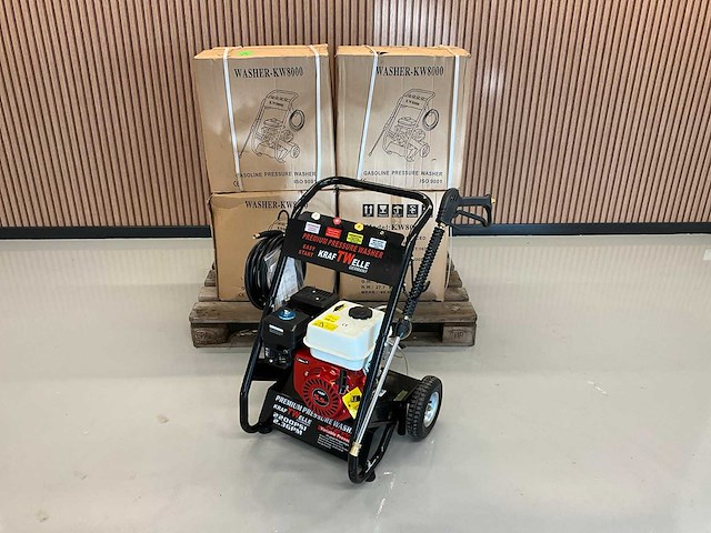 5x ongebruikt kraftwelle kw8000 benzine hogedrukreiniger - afbeelding 1 van  11