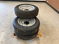 5x ongebruikt security 155/70r12c aanhanger wiel ifor williams - afbeelding 3 van  7
