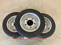 5x ongebruikt security 155/70r12c aanhanger wiel ifor williams - afbeelding 6 van  7