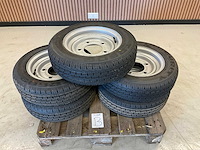 5x ongebruikt security 155/70r12c aanhanger wiel ifor williams - afbeelding 2 van  7