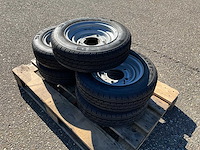 5x ongebruikt security 155/70r12c aanhanger wiel ifor williams - afbeelding 2 van  6