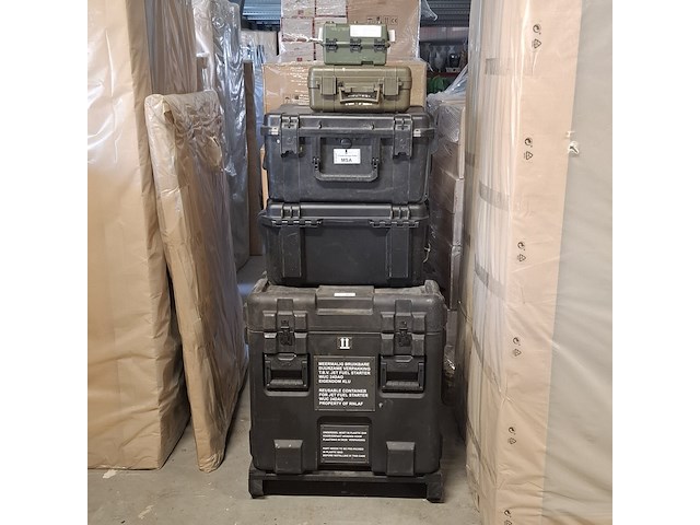 5x opberg / storage koffer, titaan , water- en luchtdicht - afbeelding 1 van  7