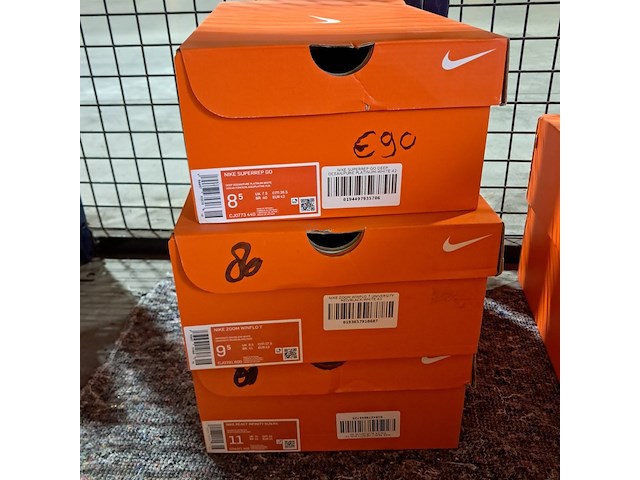 5x paar schoenen, nike, o.a. zoom winflo 7 - afbeelding 22 van  29