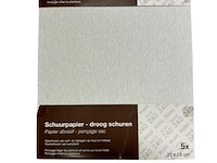 5x pak schuurpapier - afbeelding 1 van  1