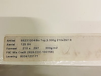 5x pakken a4 papier 300 grams bio top 3, sqs-coc-100158 - afbeelding 3 van  3