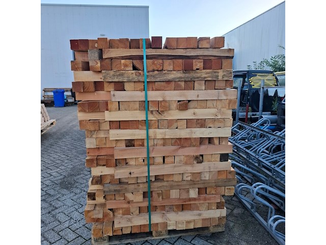 5x pallet balk stophout - afbeelding 2 van  3