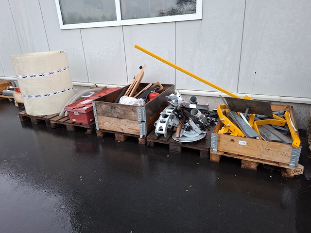 5x pallet diverse ijzerwerk - afbeelding 1 van  20