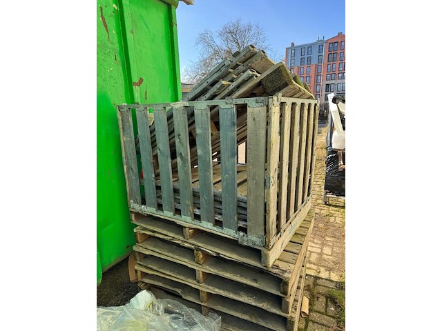 5x palletkisten, transport - afbeelding 1 van  3