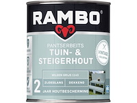 5x pantserbeits tuin & steigerhout, rambo, wilgengrijs (1143), 750 ml - afbeelding 2 van  2