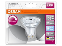 5x par16 led-lamp 4000 k 3,1 w gu10 osram, superstar, koel wit - afbeelding 1 van  2