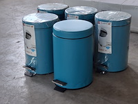 5x pendaalemmer toilet, allibert, street, turqoise - afbeelding 1 van  4