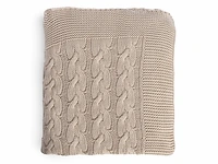 5x plaid taupe 130×170 cm – zachte woondeken, vidi, sogno avvolgente - afbeelding 5 van  5