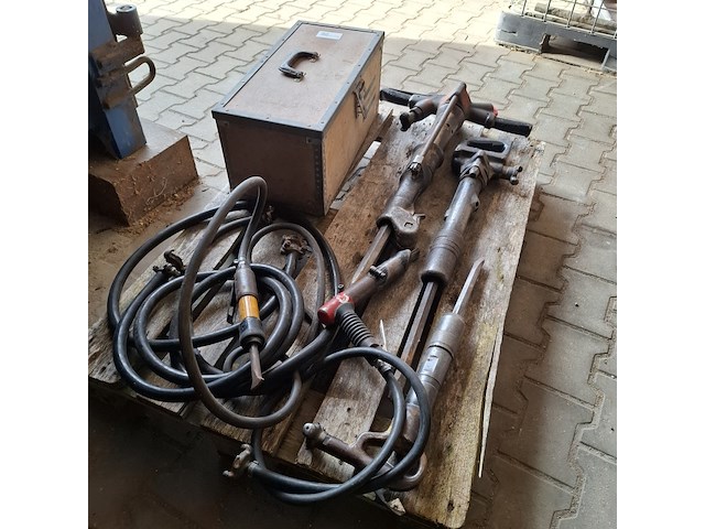 5x pneumatisch gereedschap, geschikt voor kavel 123, o.a. atlas copco en rodac - afbeelding 9 van  20