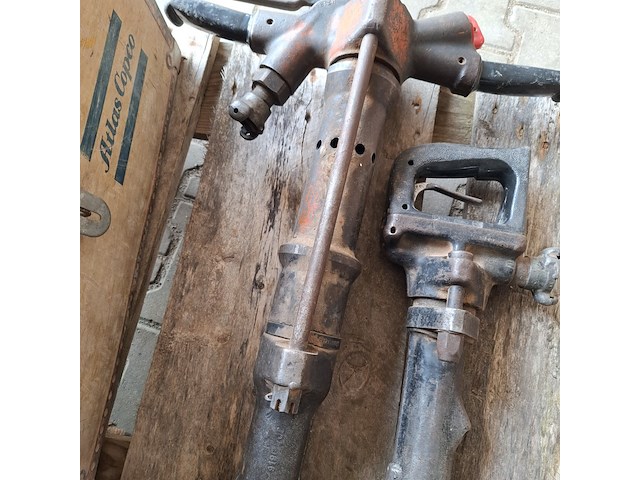 5x pneumatisch gereedschap, geschikt voor kavel 123, o.a. atlas copco en rodac - afbeelding 17 van  20