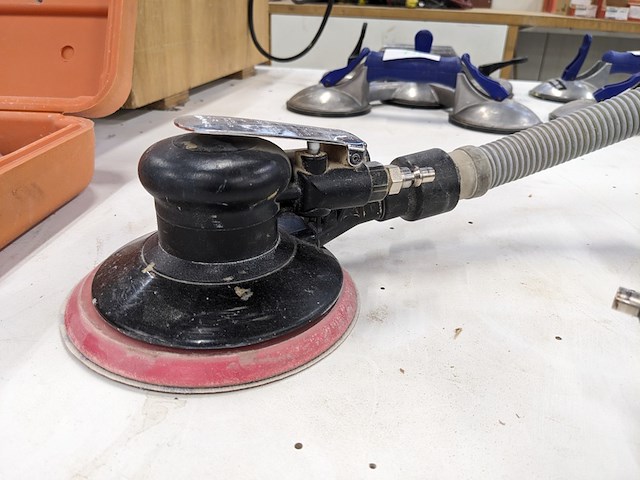 5x pneumatische excenter schuurmachine o.a. swepro, contimac - afbeelding 2 van  7