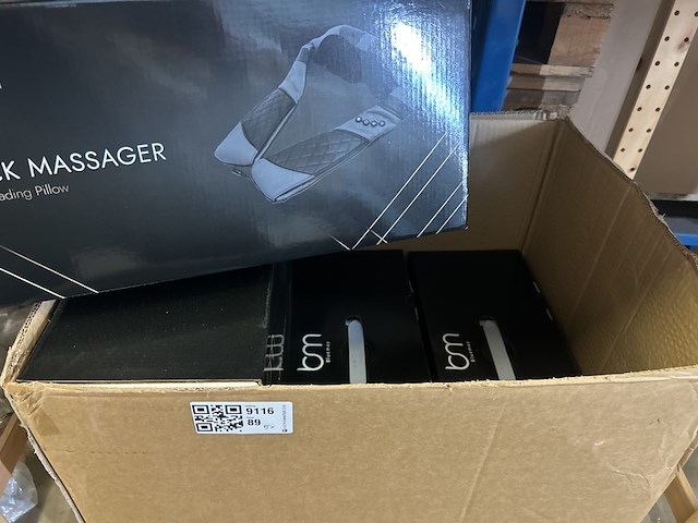 5x premium massagekussen, nekmassage apparaat, bluemay - afbeelding 3 van  4